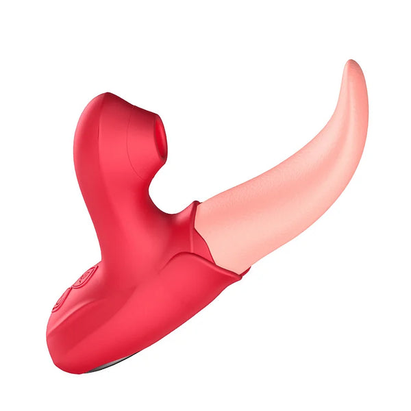 Rose Generation Ⅱ Tongue Licking Vibrator Clit Sucking G Spot Stimulator Nipple Massager
