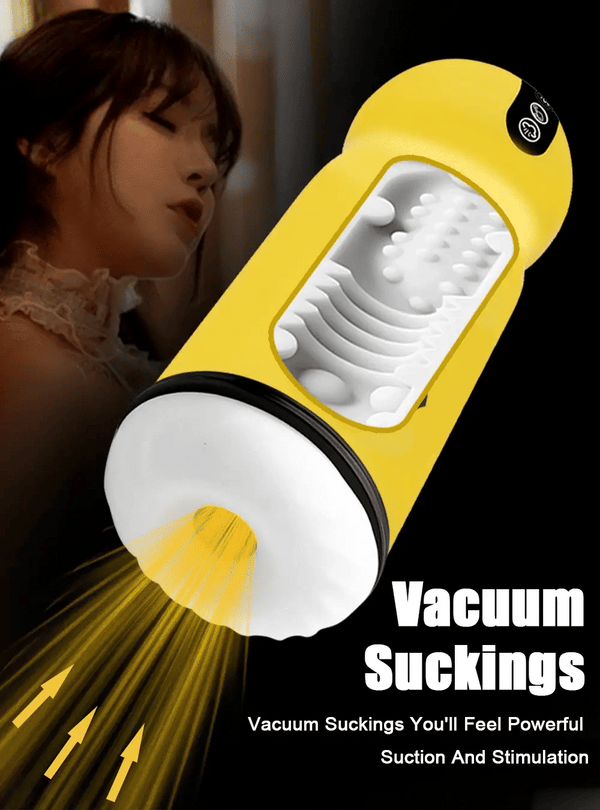 Male Masturbator Suction Vibration Voice One-click Climax for Beginner