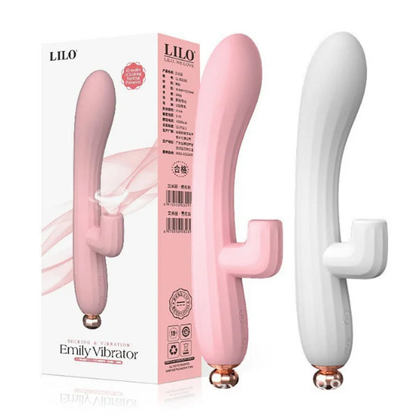 Lilo Emilie Vibrating Stick Female Adult Sexual Sucking Vibrating Massage Masturator Waterproof Hair Generation