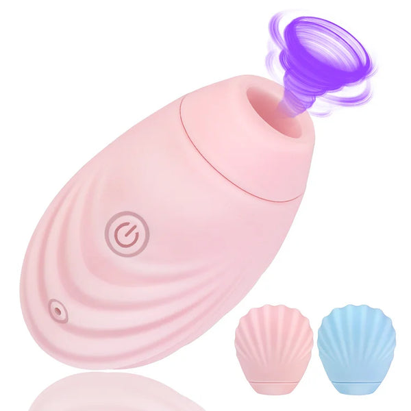 Mini Shell Usb Charging Clitoris Sucker Vibrators For Women